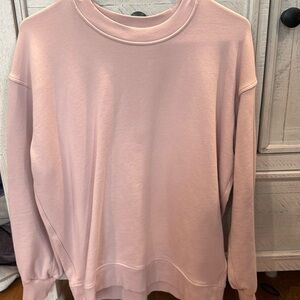 Light pink Lululemon crew neck top